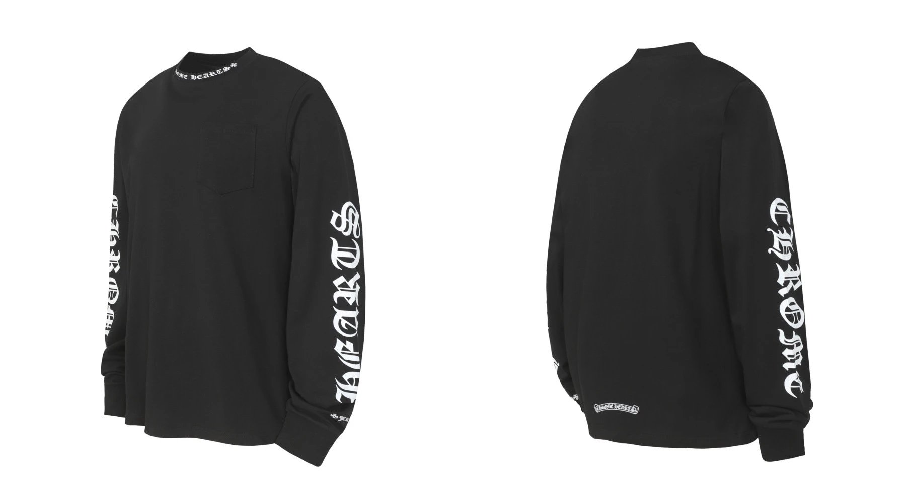 Chrome Hearts Multi-Logo Long Sleeve T-Shirt White - 29