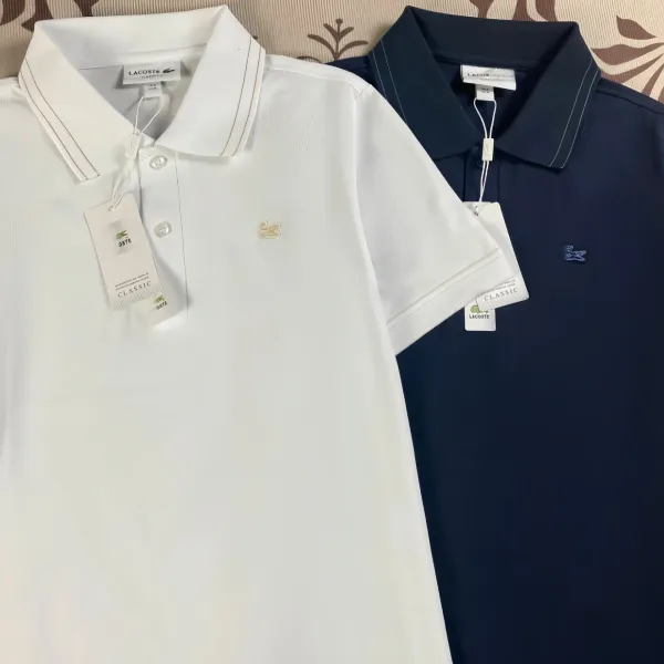 Lacoste Classic Fit White Polo Shirt Tops.polo - 3