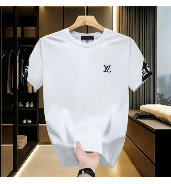 Louis Vuitton Monogram Print T-Shirt and Shorts Set Black - 12