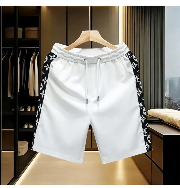 Louis Vuitton Monogram Print T-Shirt and Shorts Set Black - 14