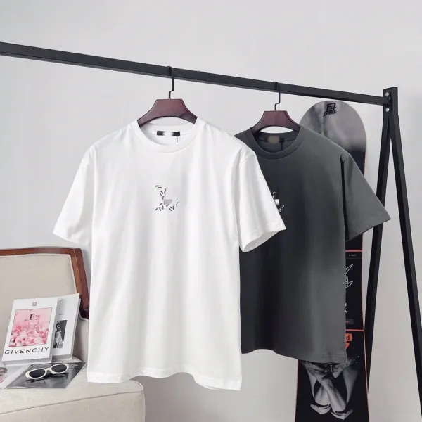 Loewe Graphic Print T-Shirt White - 3