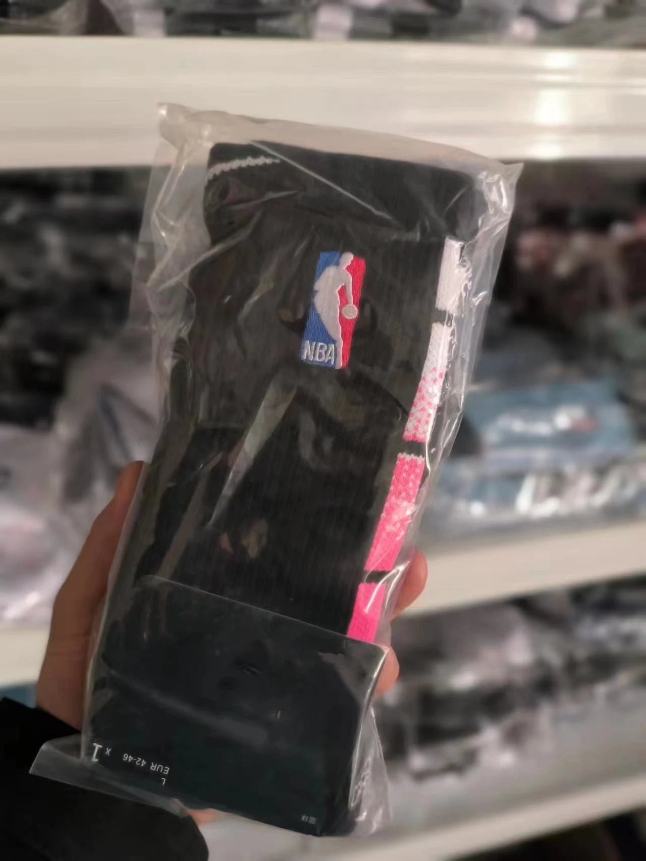NBA Logo Socks Multicolor Sporty Socks - 10