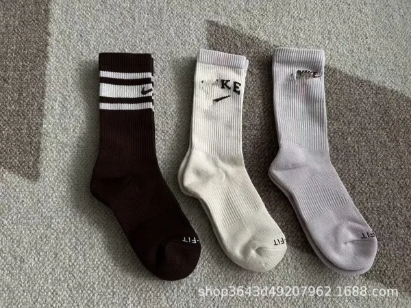 Essentials Number 23 Crew Socks Black - 4