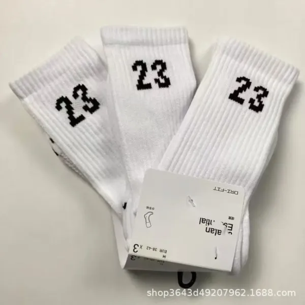 Essentials Number 23 Crew Socks Black - 11