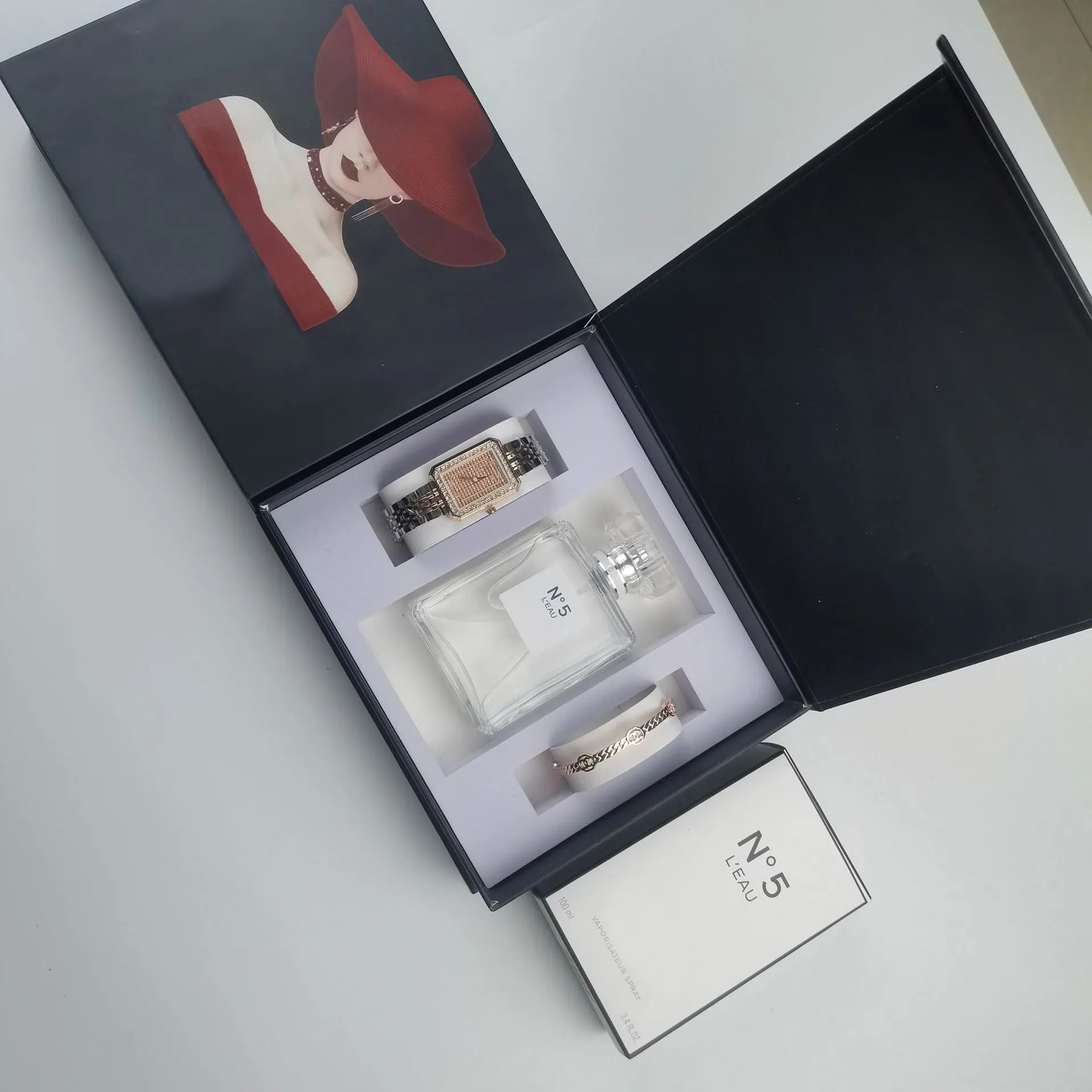 Chanel N°5 L'Eau Perfume Set with Silver-Tone Watch and Bracelet - 9