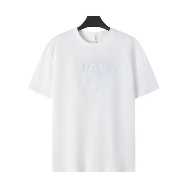 Prada Triangle Logo Piqué Polo Black Polo Shirt - 44