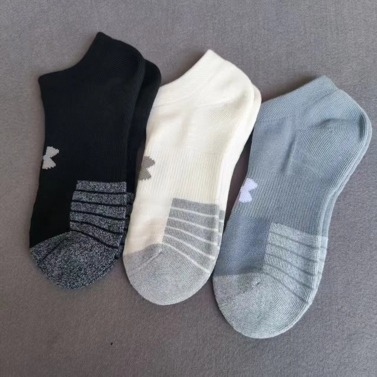 Under Armour Performance Low-Cut Socks Charcoal Gray - 3