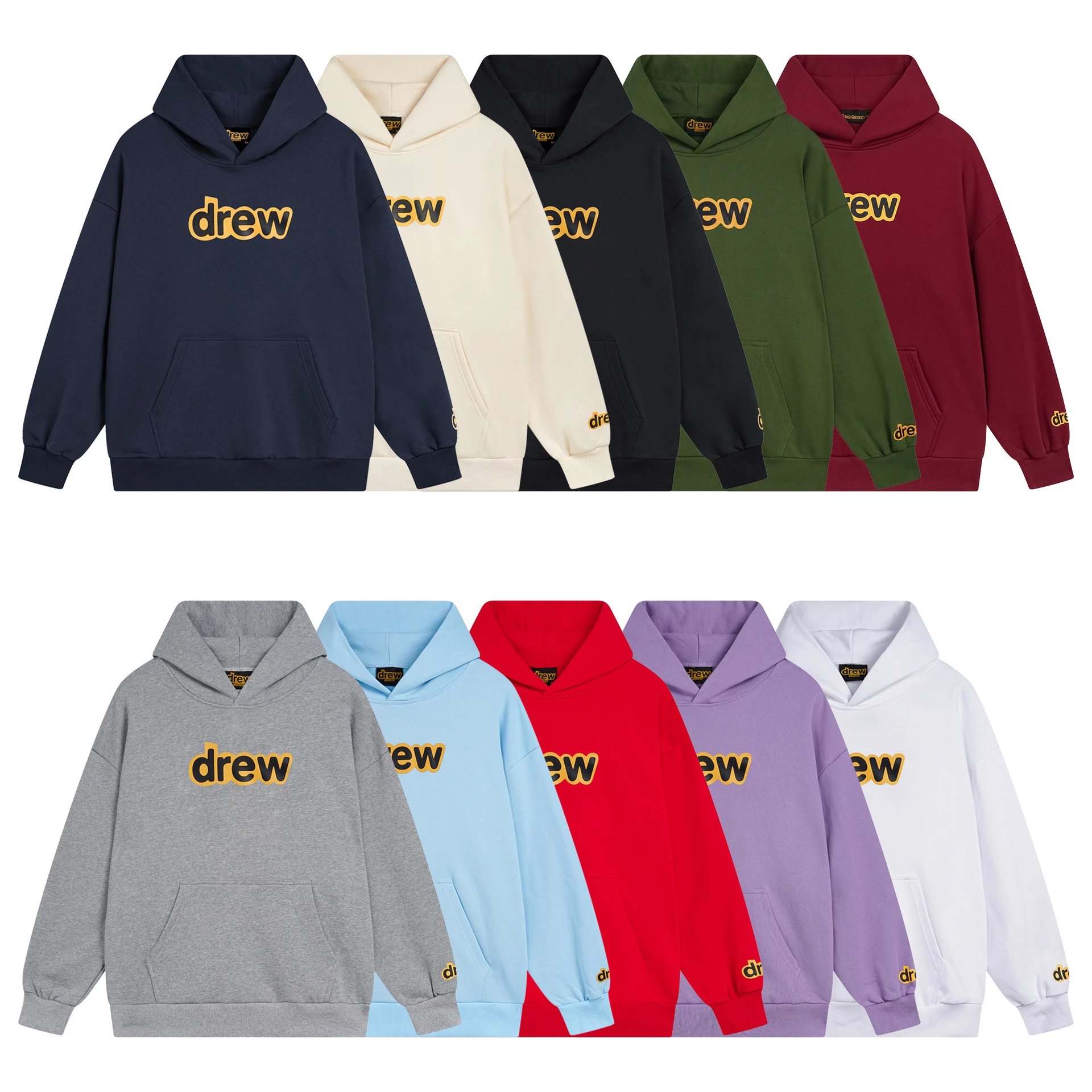 Drew House Cloud Puff Hoodie White - 5