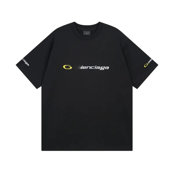 Balenciaga Fashion Designer Black Oversized T-Shirt - 12
