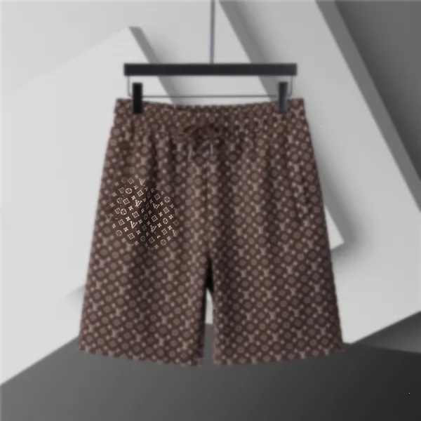 Louis Vuitton Monogram Print Drawstring Shorts Brown - 1