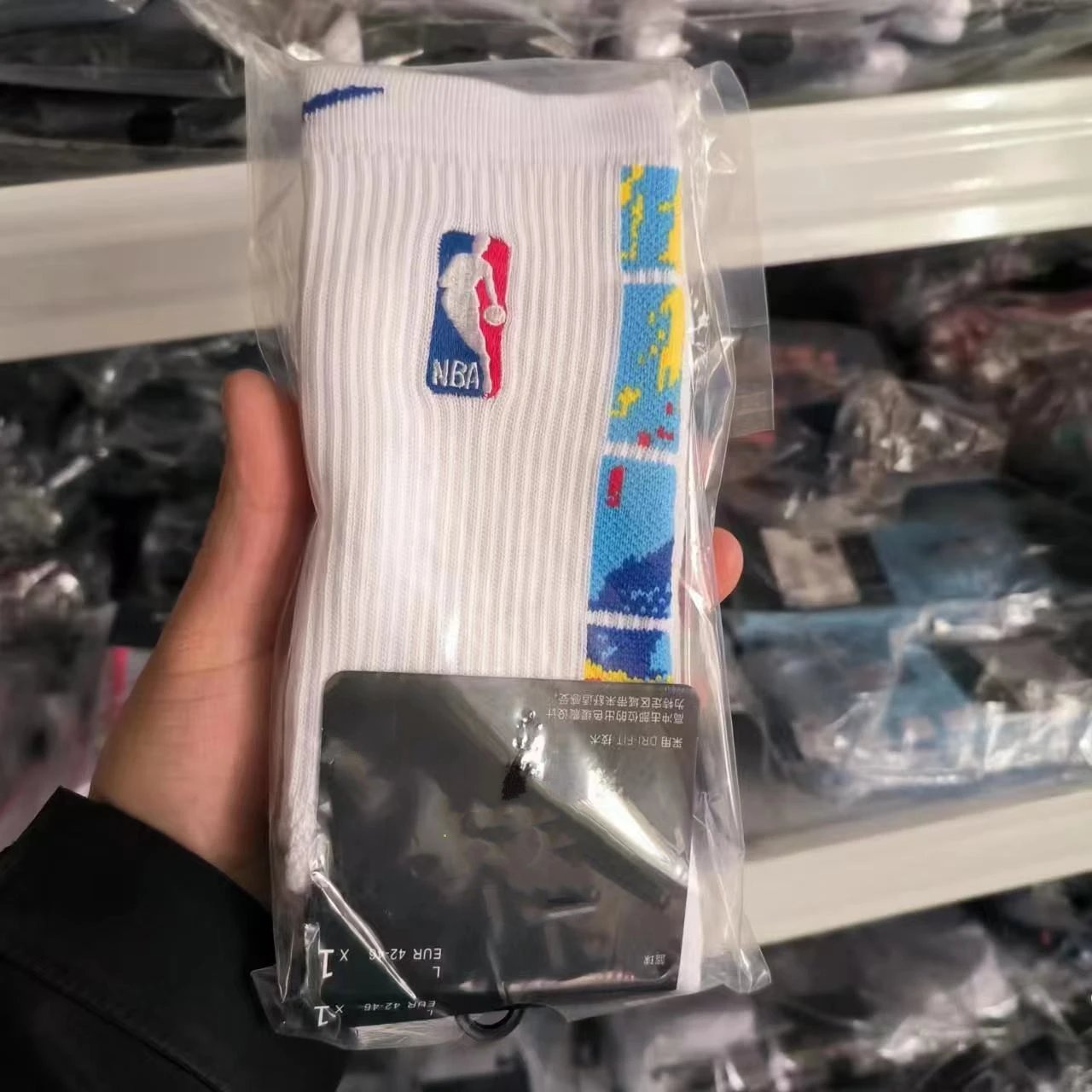 NBA Logo Socks Multicolor Sporty Socks - 11