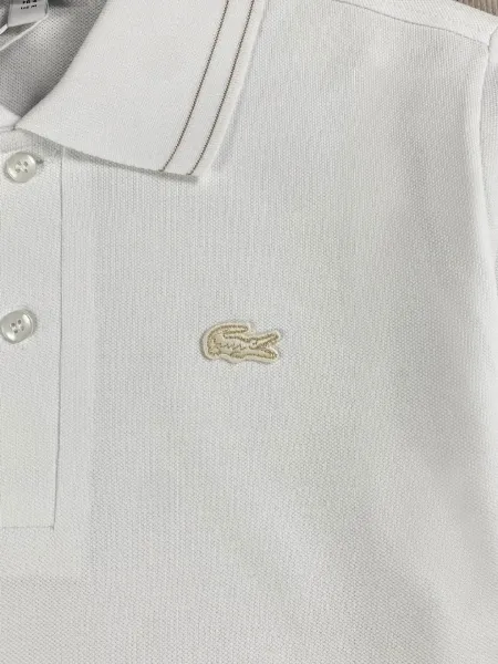Lacoste Classic Fit White Polo Shirt Tops.polo - 8