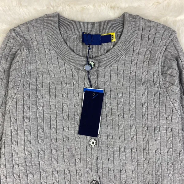 Design Navy Cable Knit Button-Front Cardigan - 9