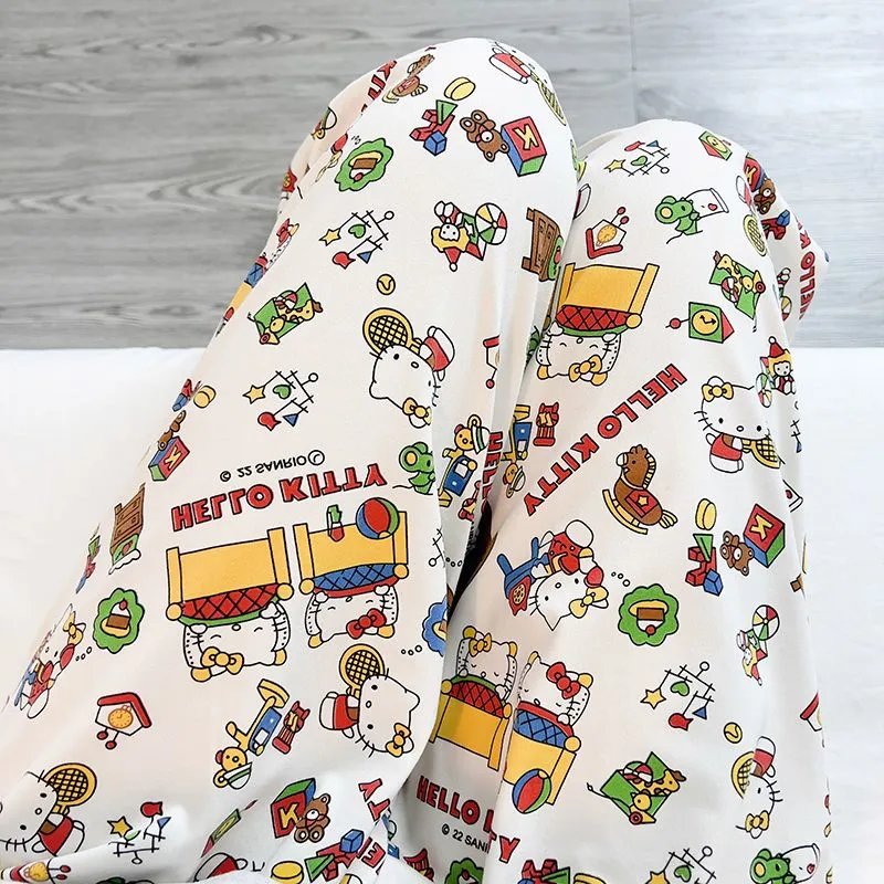 Hello Kitty x Sanrio Playful Toy Print Sleepwear Pants