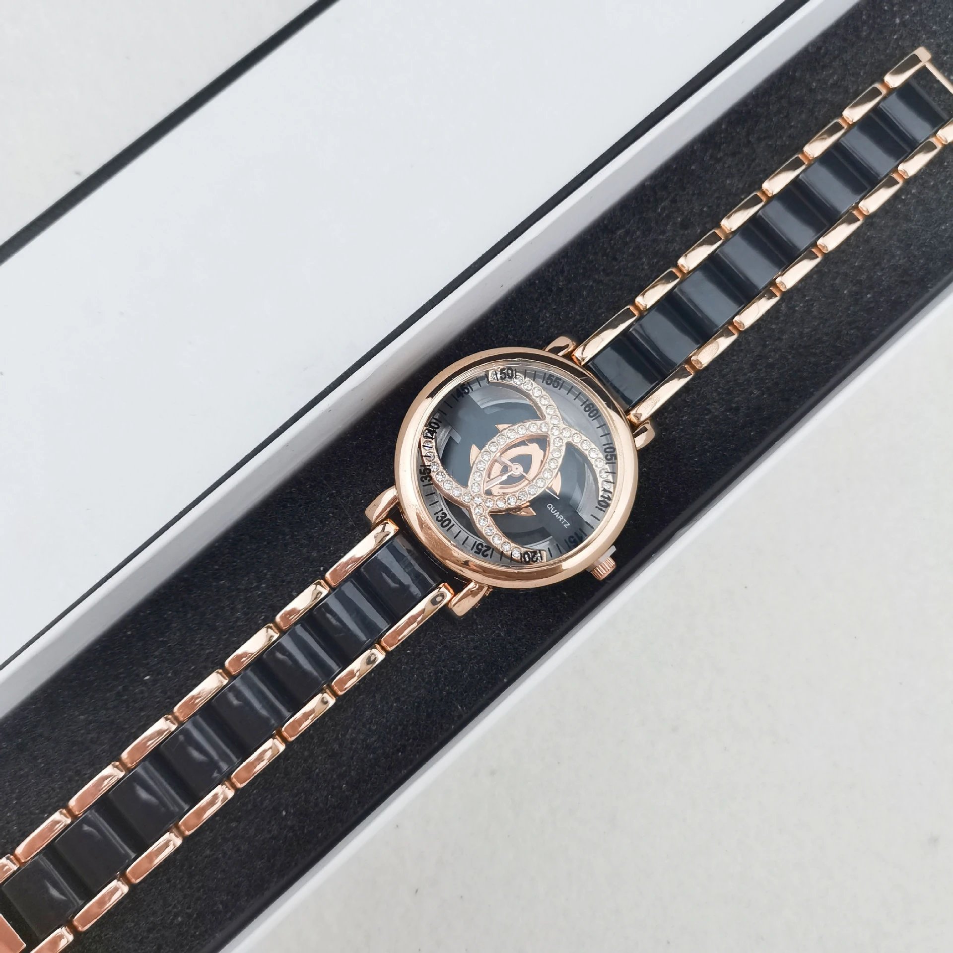 Chanel Premiere Ceramic White and Rose Gold Quartz Watch Watches - 4
