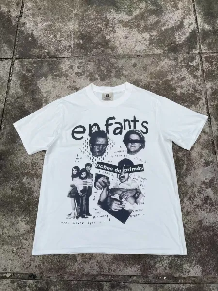 Design EIRID Graphic Print T-Shirt Blue - 6
