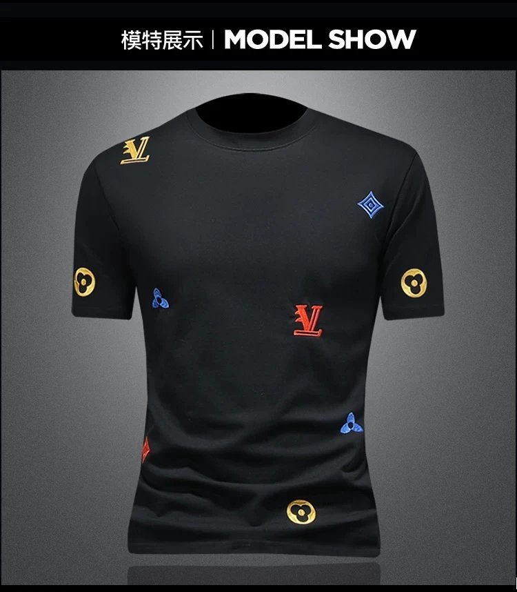 Louis Vuitton Multicolor Logo-Embellished White T-Shirt - 5