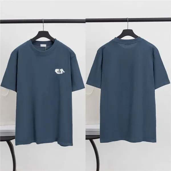 Design Minimalist Logo Tee Navy Blue T-Shirt - 1
