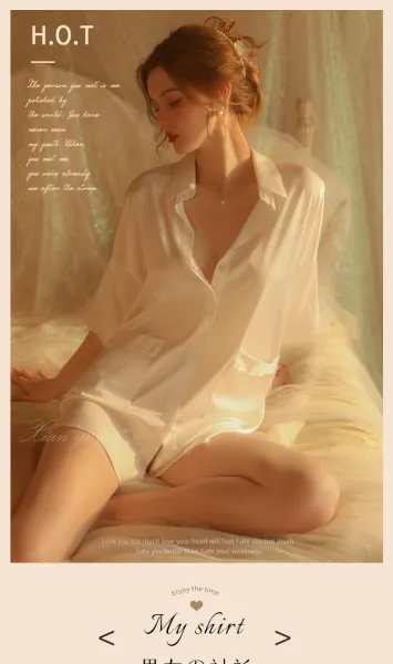 Design Sling Vest Suit Black Sleepwear Set - 5