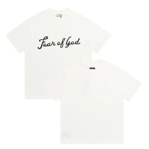 Fear of God Essentials Number 9 Graphic T-Shirt Beige - 9