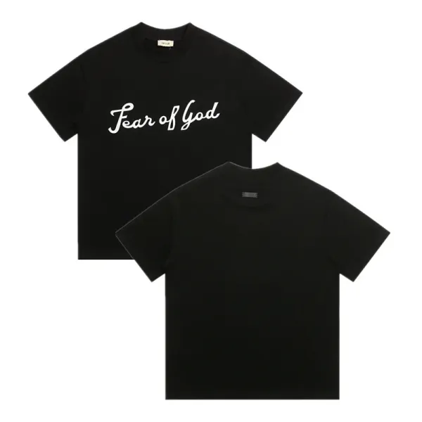 Fear of God Essentials Number 9 Graphic T-Shirt Beige - 10