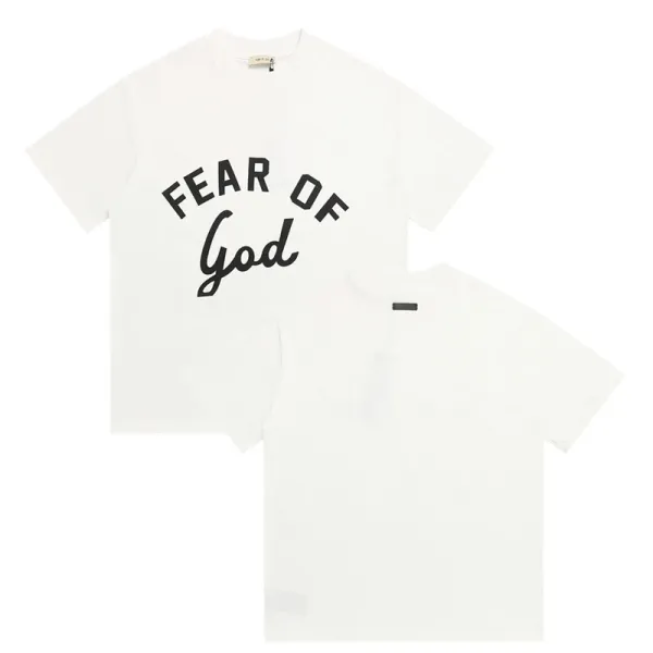 Fear of God Essentials Number 9 Graphic T-Shirt Beige - 11