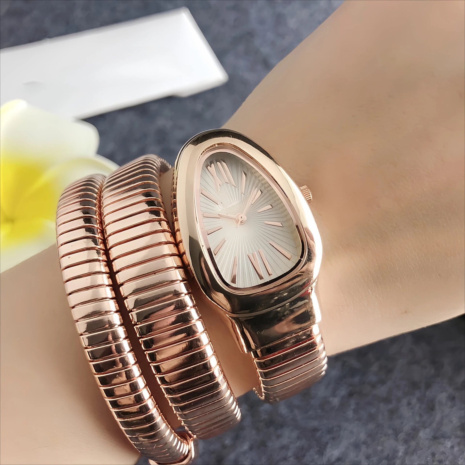 Bvlgari Serpenti Tubogas Silver Quartz Watch Watches - 9