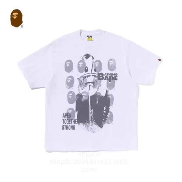 A Bathing Ape Apes Together Strong White T-Shirt - 1