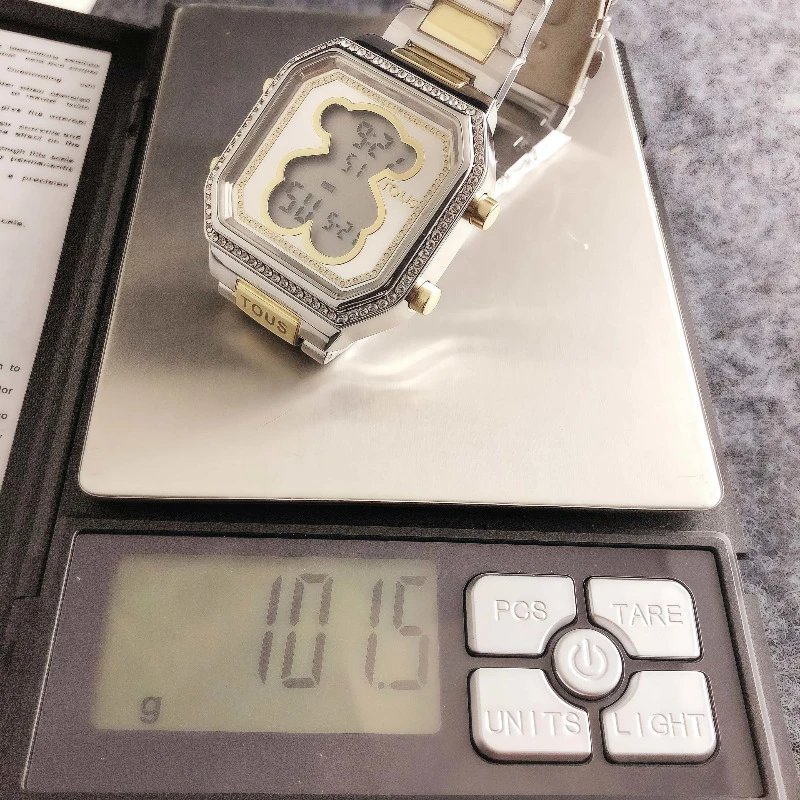 Design TOUS Bear Digital Watch Gold Crystal-Embellished Smartwatch Watches - 17