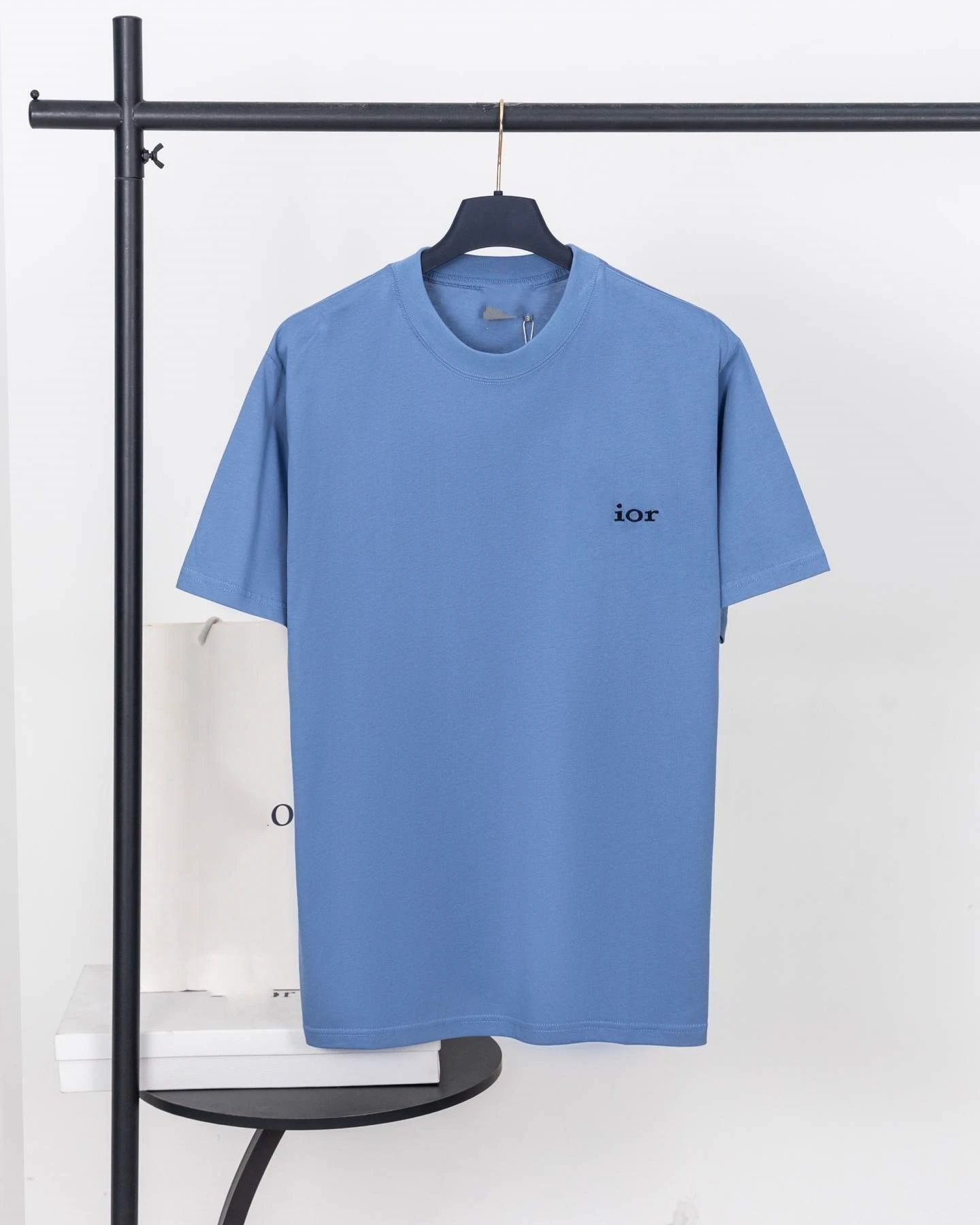 Dior IOR Logo Graphic T-Shirt Gray - 4