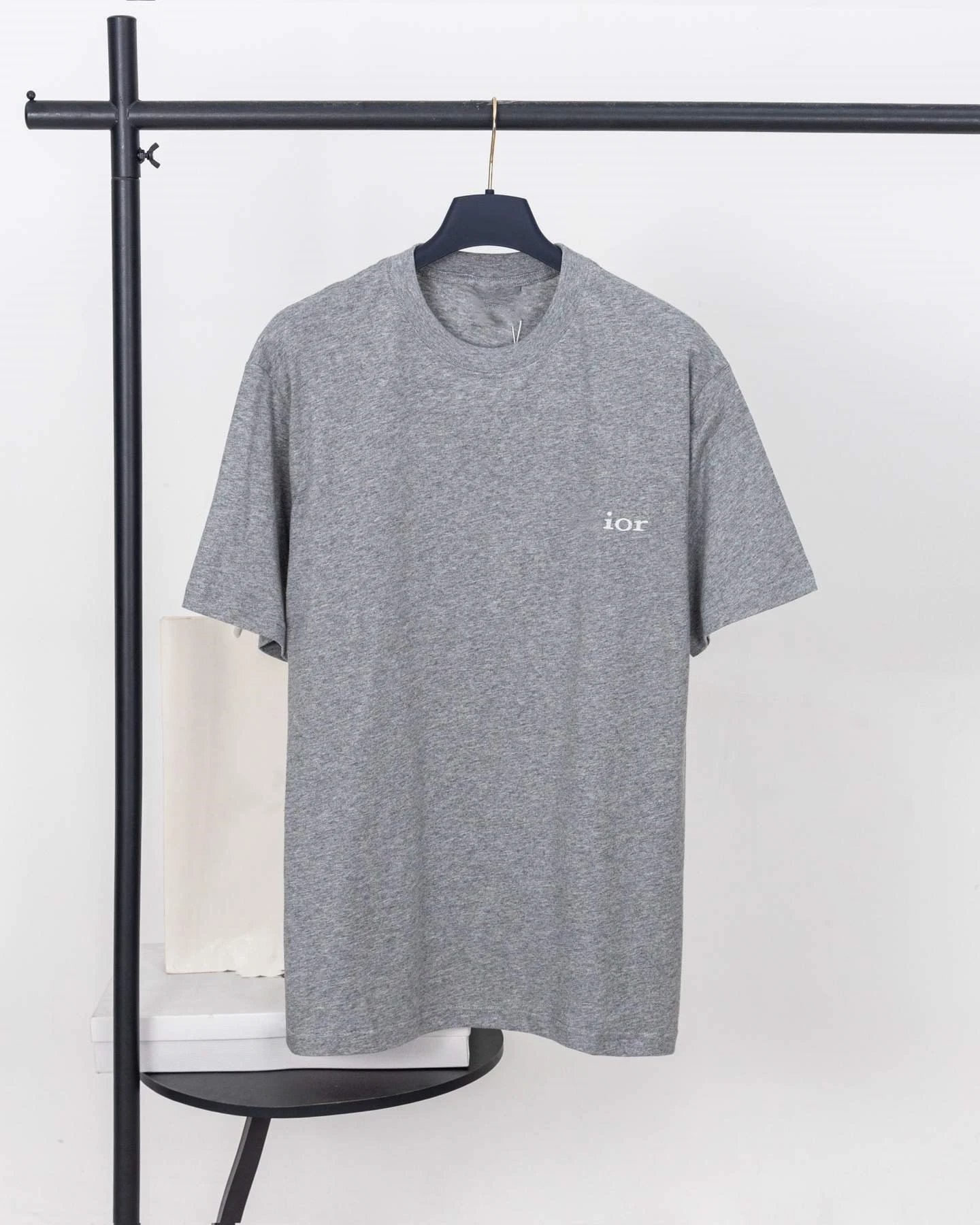 Dior IOR Logo Graphic T-Shirt Gray - 6