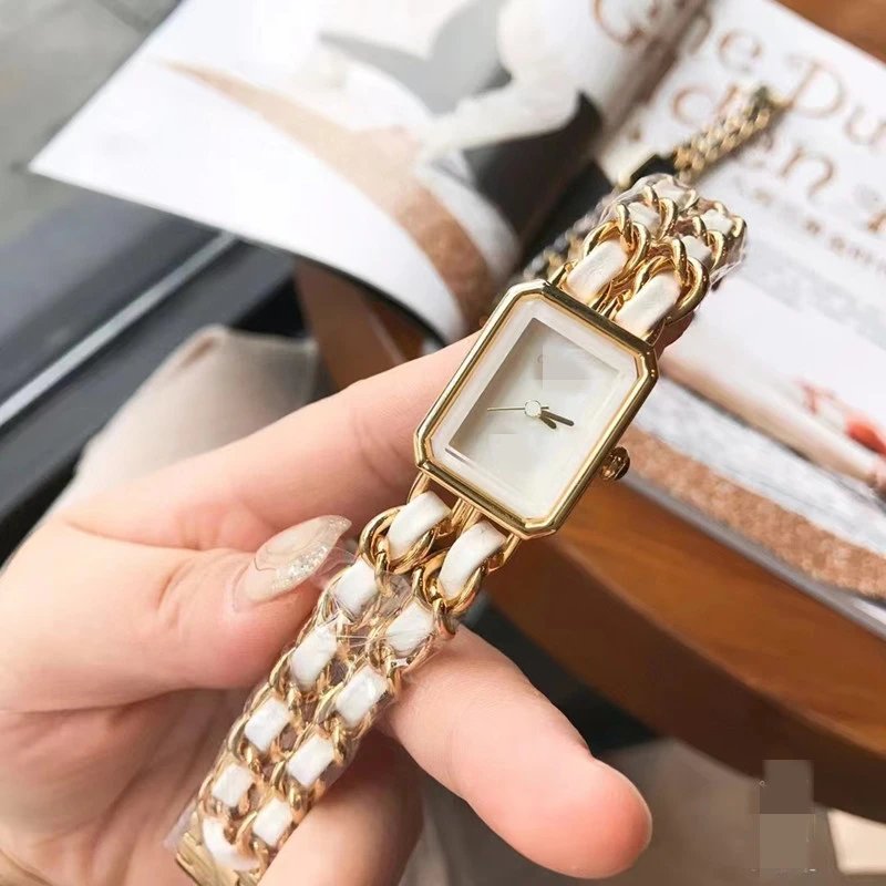 Chanel Premiere Watch White Ceramic Gold-Tone Chain Bracelet Watch Watches - 5