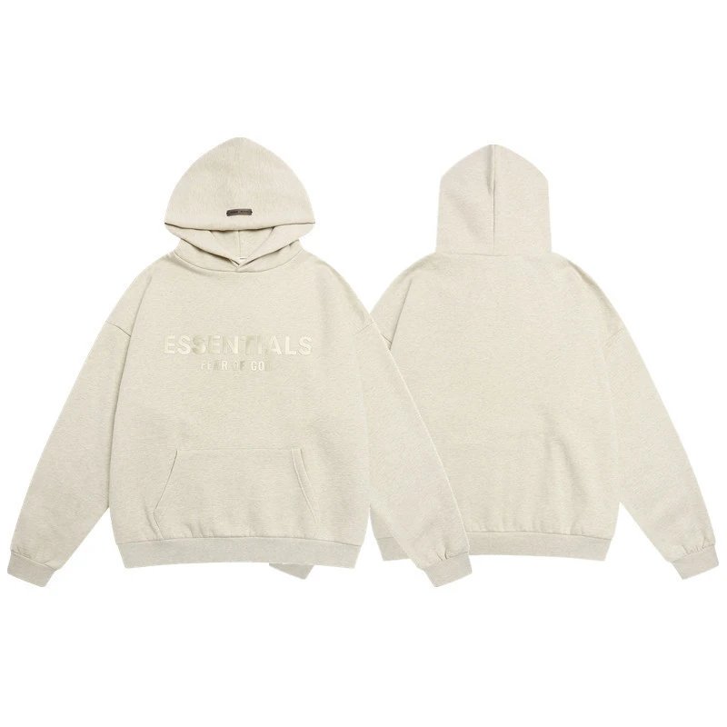 Fear of God Essentials Oversized Hoodie Gray - 17