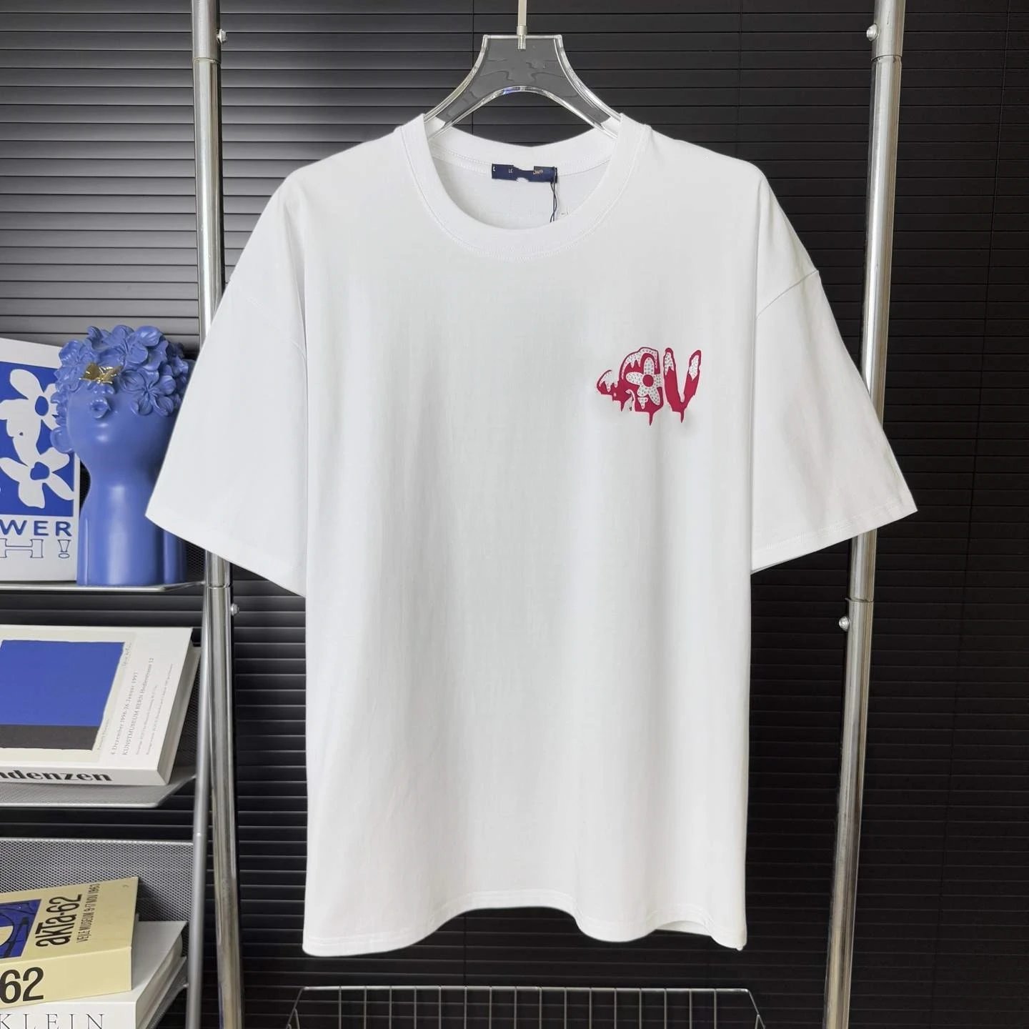 Louis Vuitton Abstract Green Logo T-Shirt White - 17