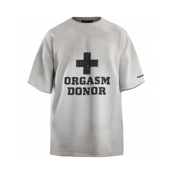 Design Ask Yourself Distressed Tie-Hem T-Shirt White T-Shirts - 16
