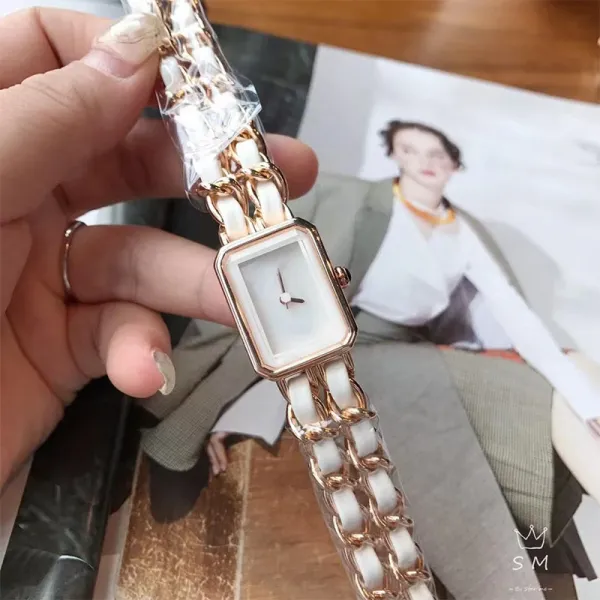 Chanel Premiere Chain Black Gold Quartz Watch Watches - 3