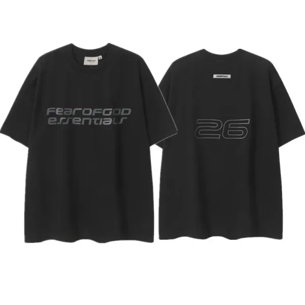 Essentials Logo Print Oversized T-Shirt White - 21