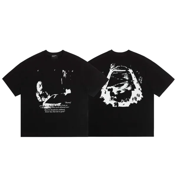 Enfants Riches Déprimés 'Shamef' Graphic T-Shirt Black - 1