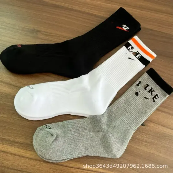 Essentials Number 23 Crew Socks Black - 7