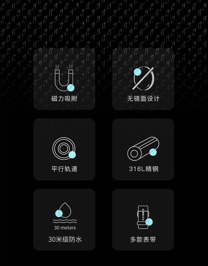 Design DEBODEMAY Yin Yang Luminous Chinese Zodiac Watch Black Accessories.watches - 22