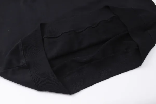 Balenciaga Distressed Logo Hoodie Black - 9