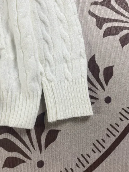 Polo Ralph Lauren Cable Knit Zip-Up Cardigan White Outerwear.cardigan - 9