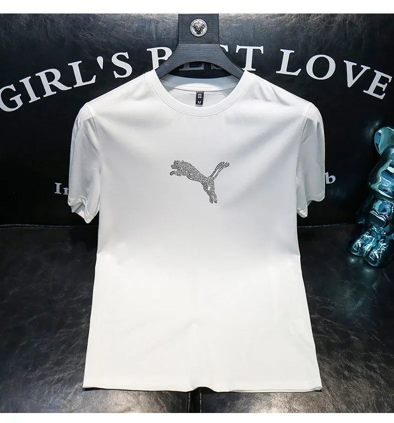 Puma Logo-Embellished White T-Shirt - 8