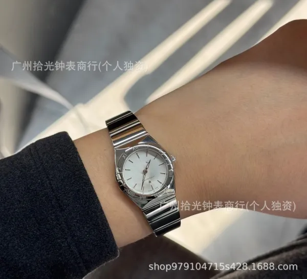 Omega Constellation Pink Dial Stainless Steel Watch Watches - 5
