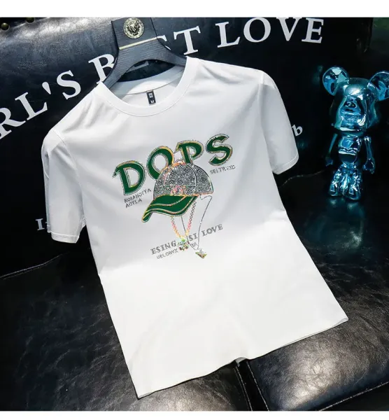 Design Dops Graphic Embellished Black T-Shirt - 9