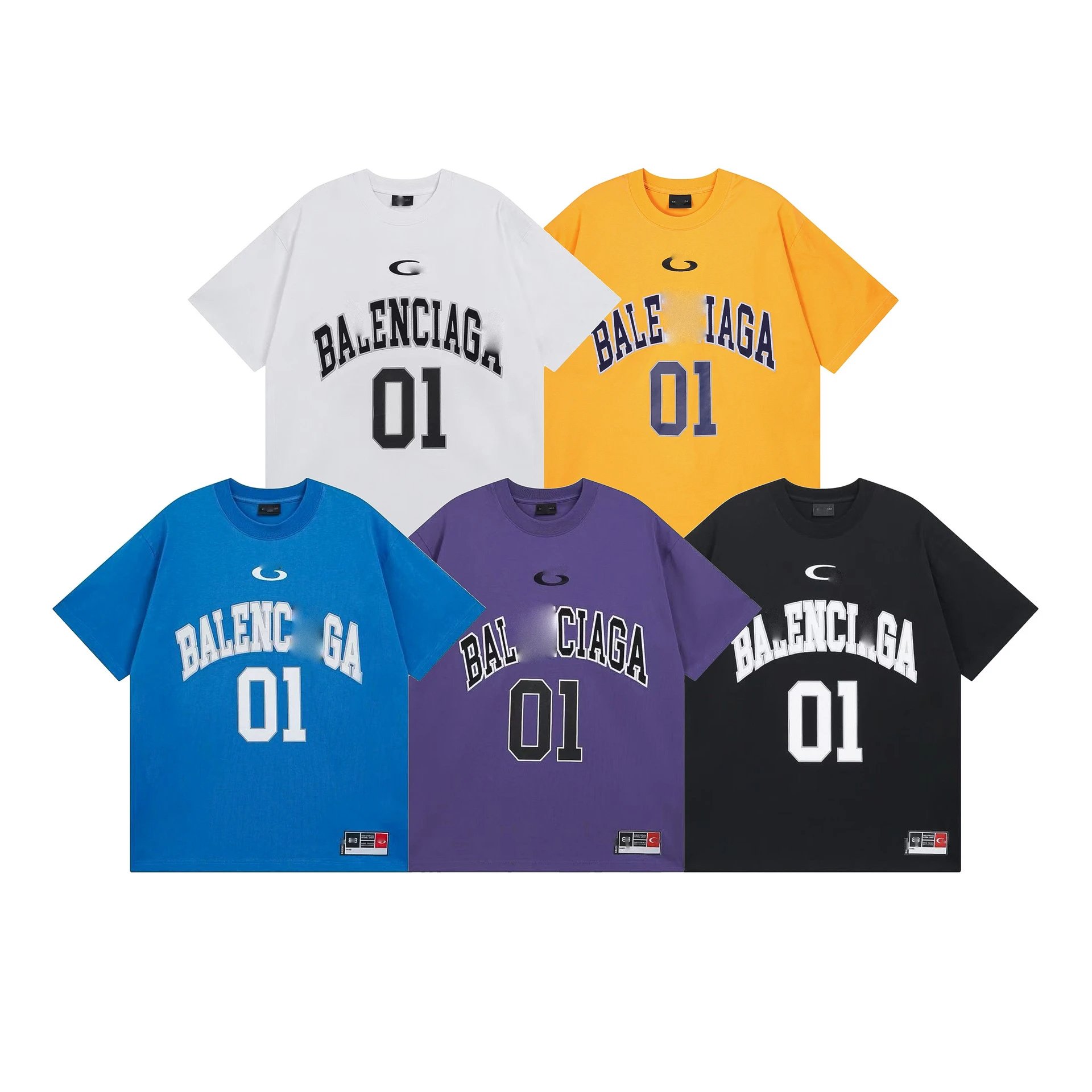 Balenciaga BALENCIAGA 01 Purple Jersey T-Shirt - 3