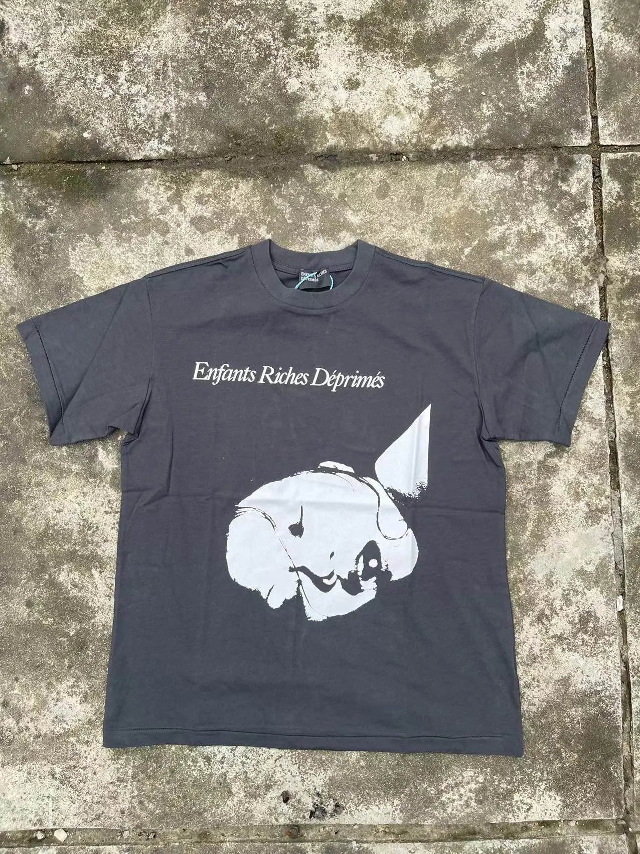 Enfants Riches Déprimés Graphic Print T-Shirt Charcoal Gray