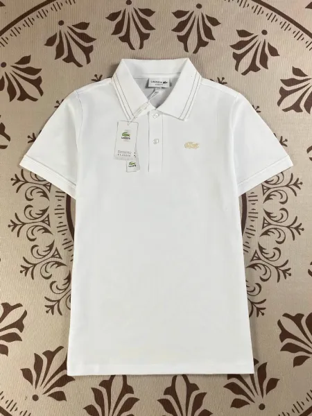 Lacoste Classic Fit White Polo Shirt Tops.polo - 4