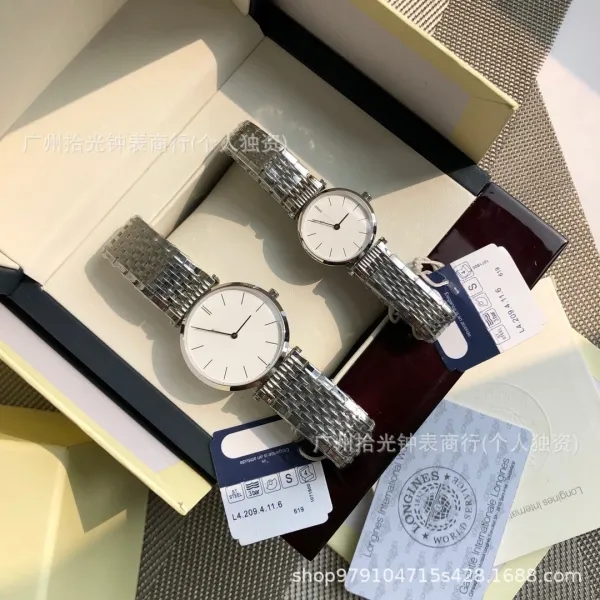 Longines La Grande Classique Mother-of-Pearl Dial Silver Watch Watches - 6