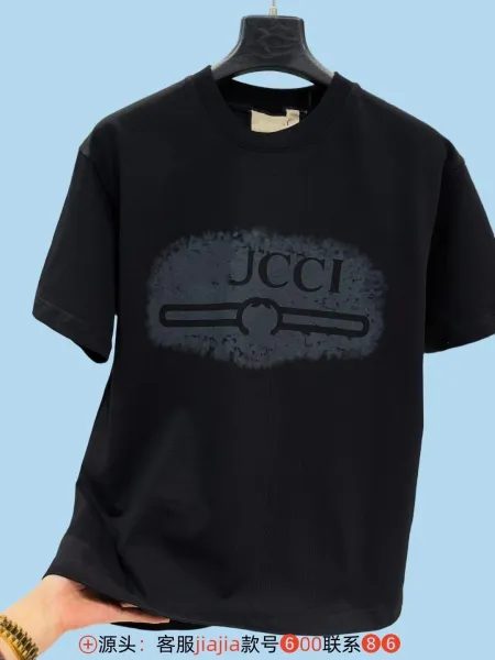 Design JCCI Graphic Print Black T-Shirt - 1